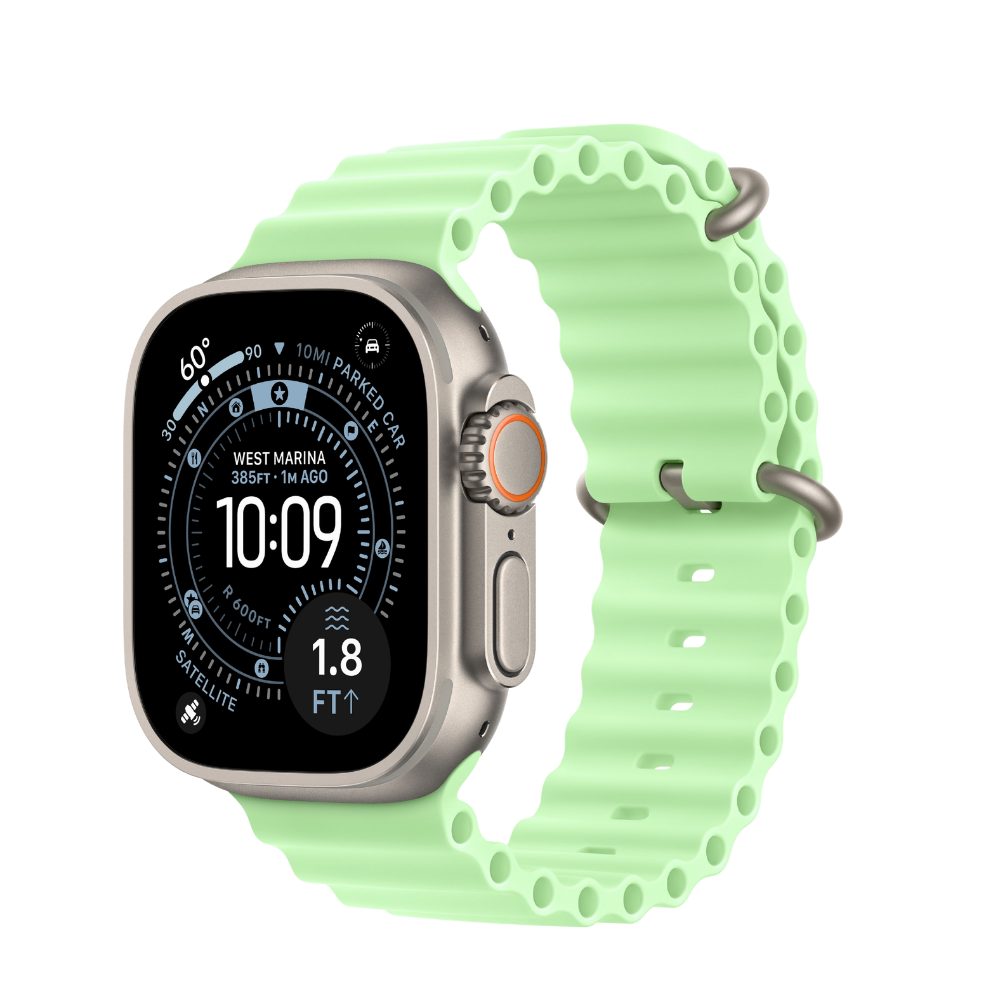 Apple Watch Ultra 3 — Natural Titanium + Ocean Band