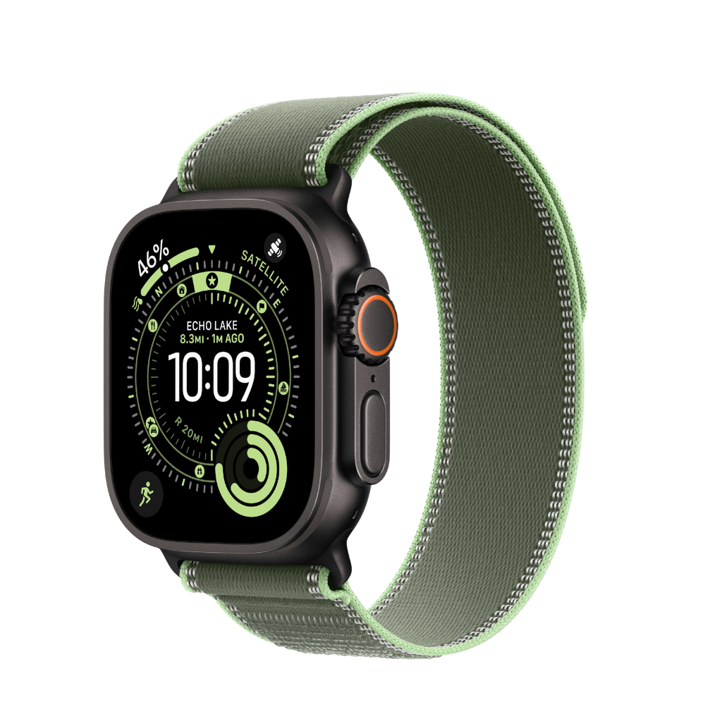 Apple Watch Ultra 3 — Black Titanium + Trail Loop