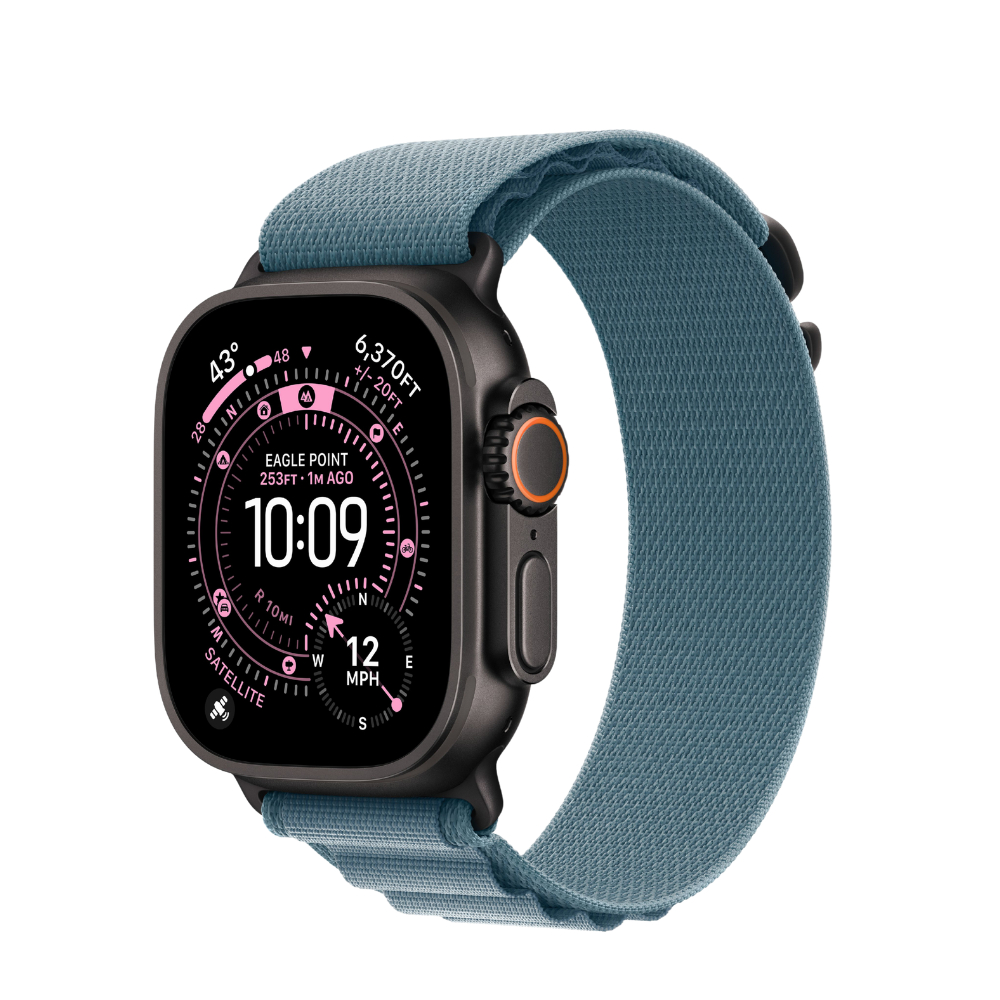 Apple Watch Ultra 3 — Black Titanium + Alpine Loop