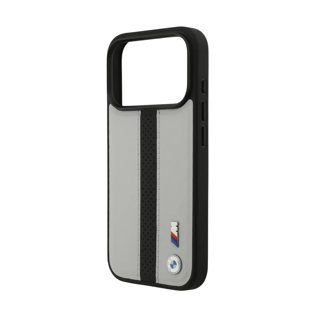 BMW M MagSafe Perforated Stripes Leather Case for iPhone 17 / 18 Series