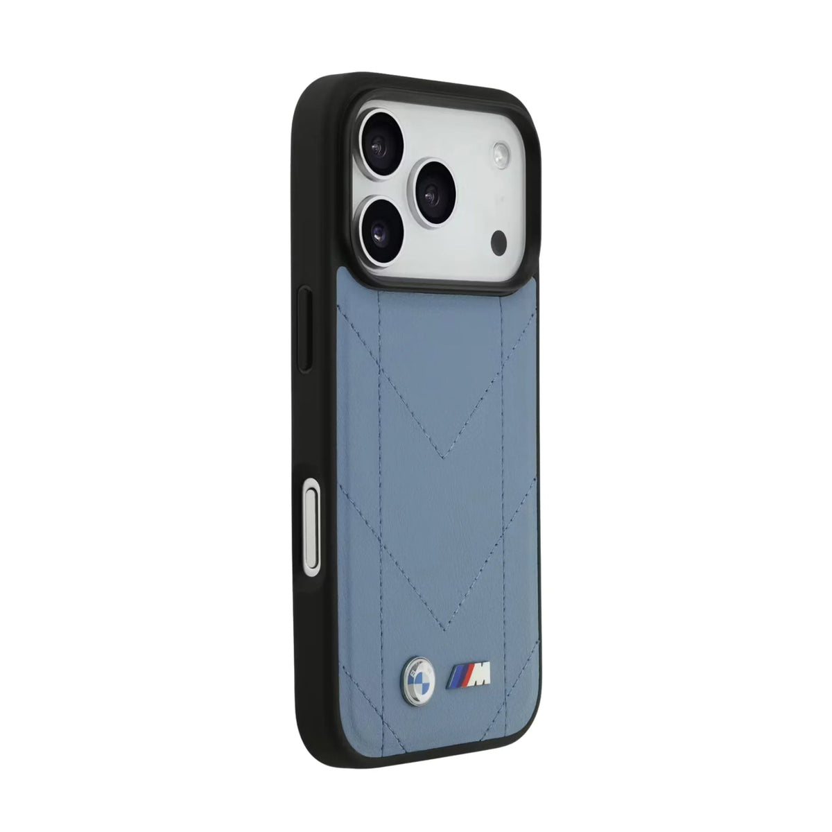 BMW M MagSafe Perforated Stripes Leather Case for iPhone 17 / 18 Series