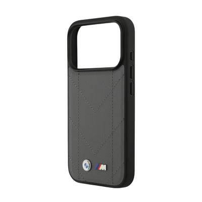 BMW M MagSafe Perforated Stripes Leather Case for iPhone 17 / 18 Series