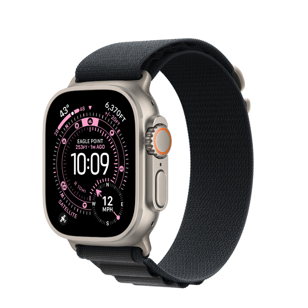 Apple Watch Ultra 3 — Natural Titanium + Alpine Loop