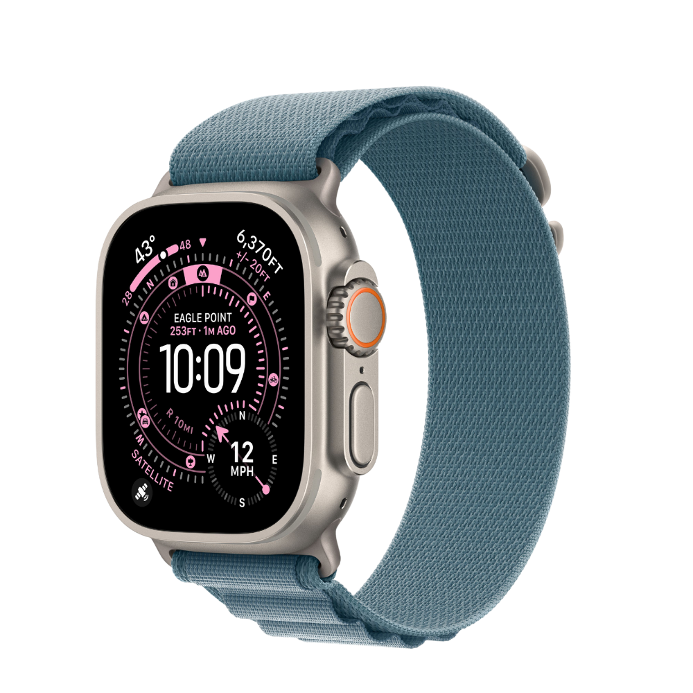 Apple Watch Ultra 3 — Natural Titanium + Alpine Loop