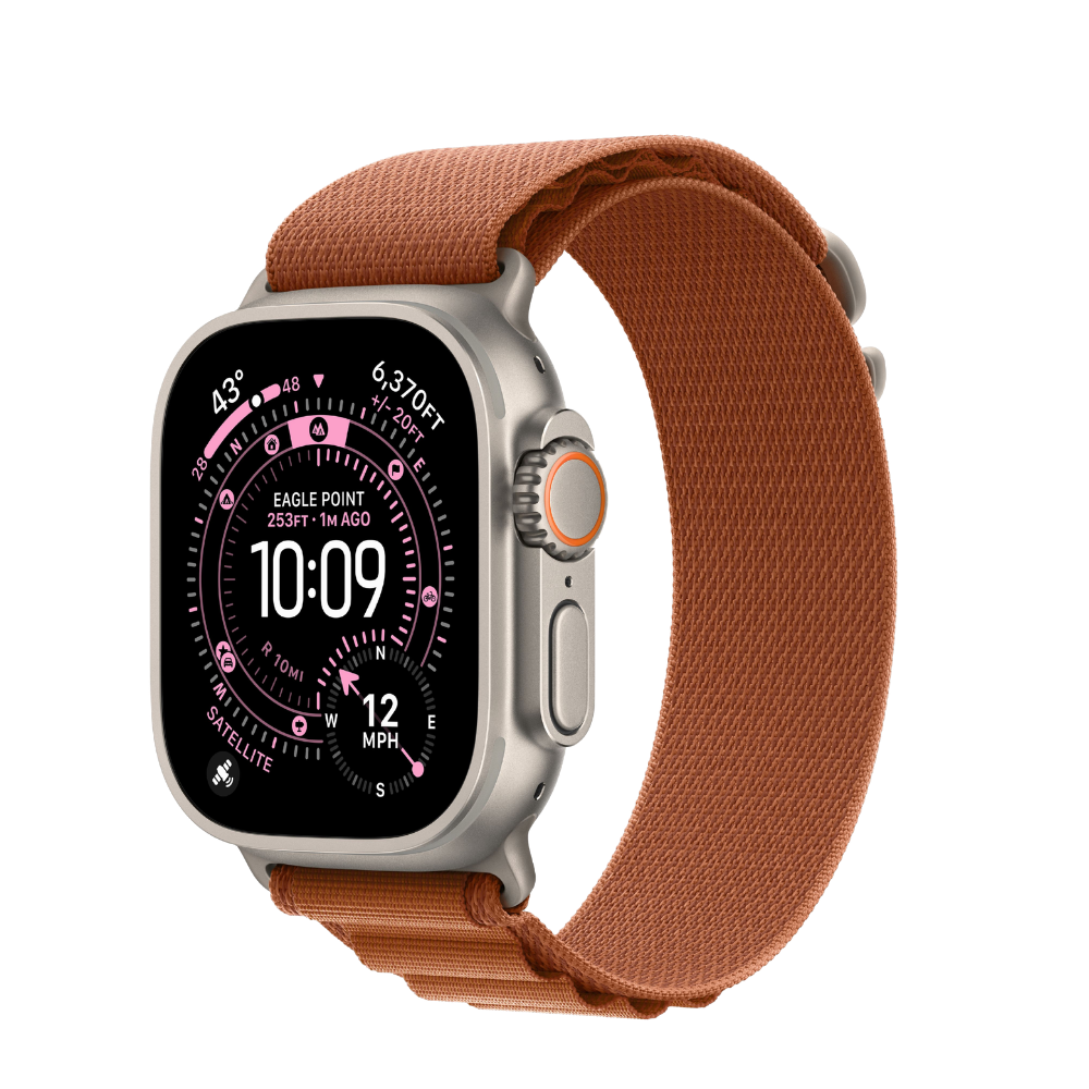 Apple Watch Ultra 3 — Natural Titanium + Alpine Loop