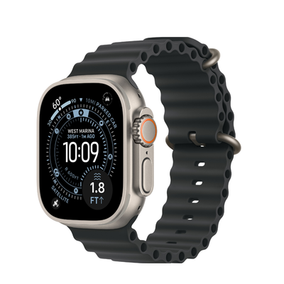Apple Watch Ultra 3 — Natural Titanium + Ocean Band