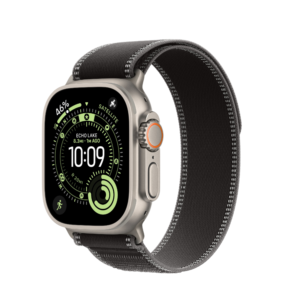Apple Watch Ultra 3 — Natural Titanium + Trail Loop