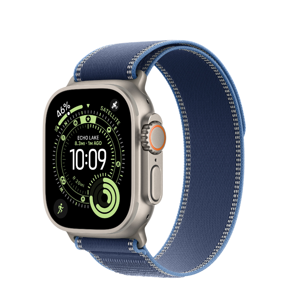 Apple Watch Ultra 3 — Natural Titanium + Trail Loop