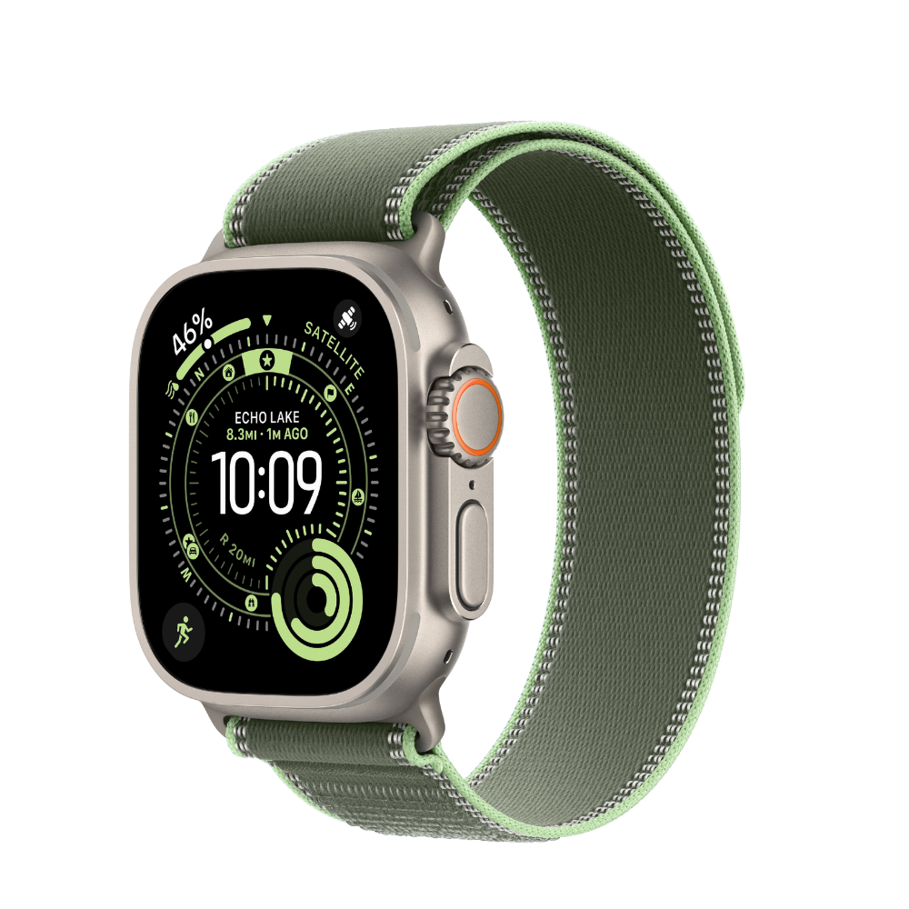 Apple Watch Ultra 3 — Natural Titanium + Trail Loop