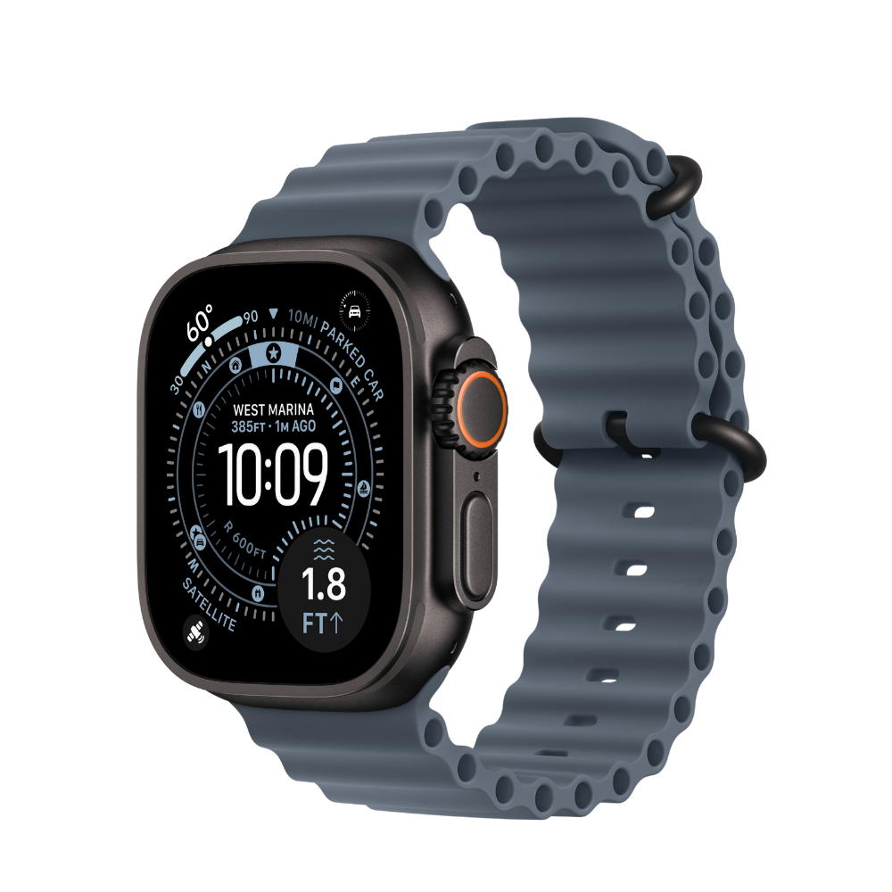 Apple Watch Ultra 3 — Black Titanium + Ocean Band - GPS