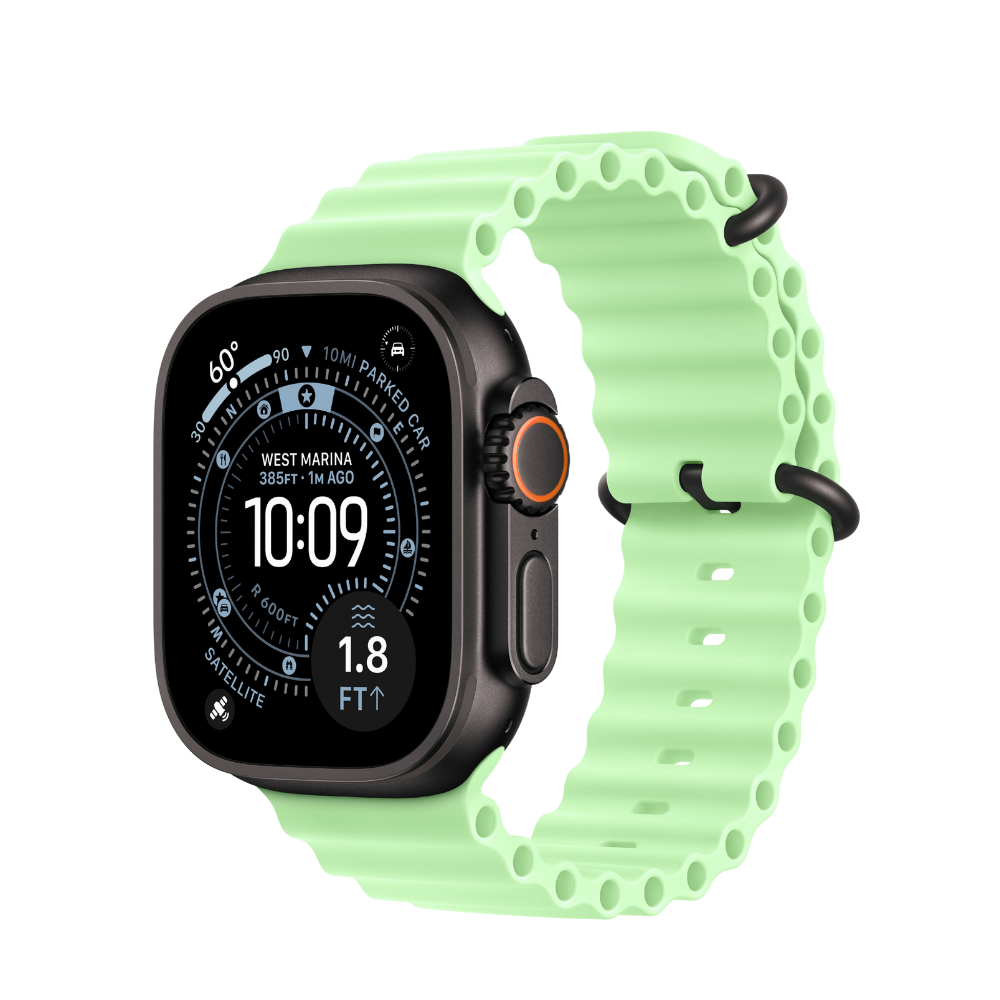 Apple Watch Ultra 3 — Black Titanium + Ocean Band - GPS