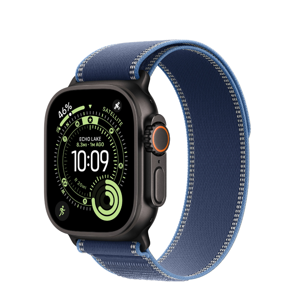 Apple Watch Ultra 3 — Black Titanium + Trail Loop
