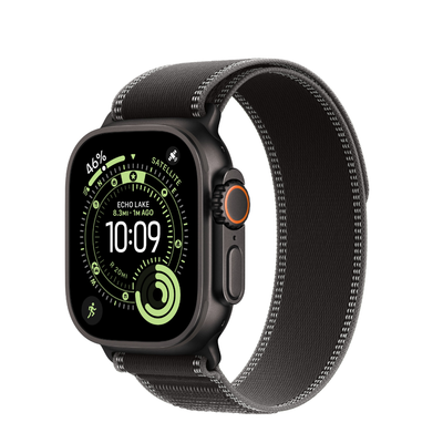 Apple Watch Ultra 3 — Black Titanium + Trail Loop